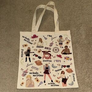 Taylor Swift Canvas Tote